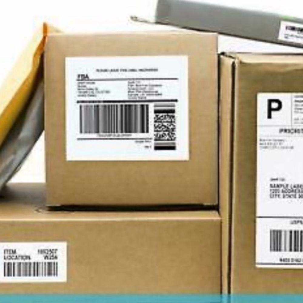 3$ shipping label